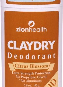Desodorante Sólido Zion Health ClayDry Citrus Blossom 79g - Frescor e Proteção Natural