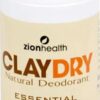 Comprar zion health claydry roll-on deodorant -- 3 fl oz preço no brasil condiments food & beverages simmer & seasoning sauces suplementos em oferta suplemento importado loja 3 online promoção -