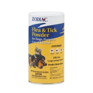 Comprar zodiac flea & tick powder for dogs puppies cats & kittens citrus -- 6 oz preço no brasil dog flea & tick flea and tick powders & sprays pet health suplementos em oferta suplemento importado loja 17 online promoção -