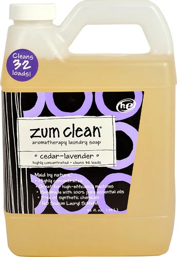 Zum Clean® Sabão para Roupas Aromaterapia Cedro-Lavanda 946ml - Limpeza e Bem-Estar