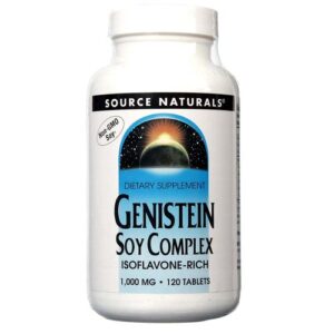 Source Naturals, Genisteína - 120 Tabletes
