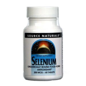 Source Naturals, Selênio 200 mcg - 60 Tabletes
