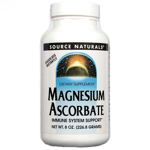 Source Naturals, Ascorbato de Magnésio - 226.8 g (8 oz)