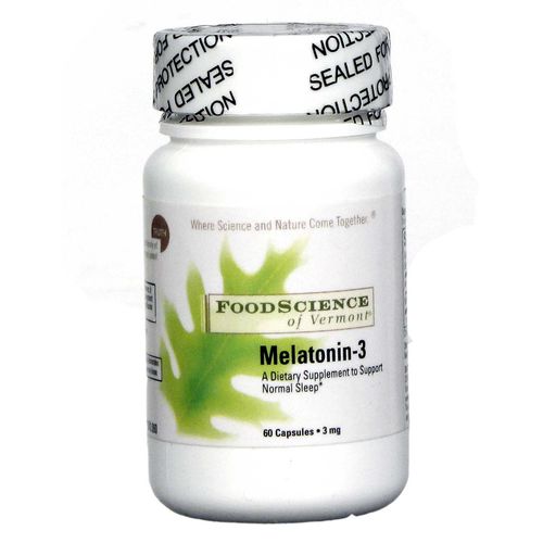 Food Science of Vermont, Melatonina-3 - 60 Cápsulas