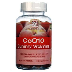 Nutrition Now, Vitaminas em Goma de CoQ10, Pêssego - 60 Gomas