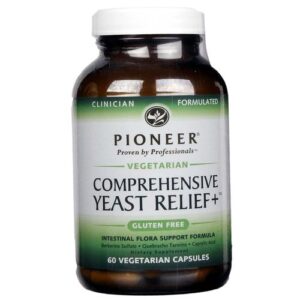 Pioneer, Comprehensive Yeast Relief ™ - Suporte Intestinal - 60 Cápsulas Vegetarianas