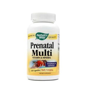 Nature's Way, Multivitaminas e Minerais Pré-natal - 180 Cápsulas