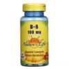Comprar nature's life, b-6 100 mg - 100 tabletes preço no brasil suplementos vitamina b vitamina b6 - piridoxina vitaminas suplemento importado loja 1 online promoção -