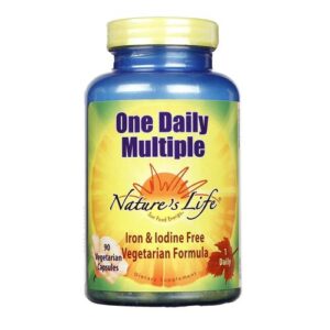 Nature's Life, Multivitamínico Vegetariano One Daily - 90 Cápsulas Vegetarianas