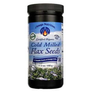 Jarrow Formulas, Sementes Orgânicas de Linhaça Moídas a Frio - Nutrição Ômega - 500g