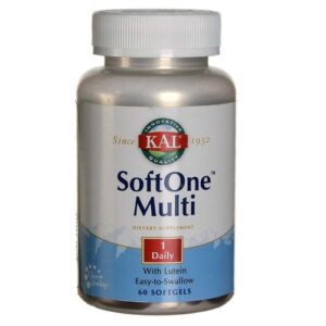 Kal, Multivitamínico SoftOne™ Com Luteína - 60 Cápsulas
