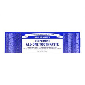 Comprar dr. Bronner's all-one creme dental, hortelã-pimenta - 5 oz preço no brasil banho & beleza higiene oral suplemento importado loja 47 online promoção -