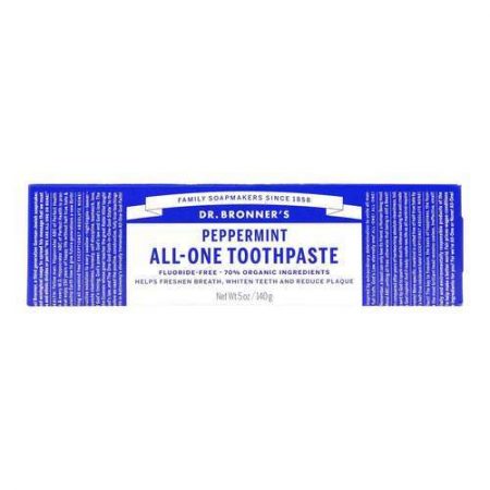 Comprar dr. Bronner's all-one creme dental, hortelã-pimenta - 5 oz preço no brasil banho & beleza higiene oral suplemento importado loja 49 online promoção - 16 de agosto de 2022