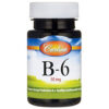 Comprar carlson labs b-6 - 50 mg - 100 tabletes preço no brasil suplementos vitamina b vitamina do complexo b vitaminas suplemento importado loja 7 online promoção -