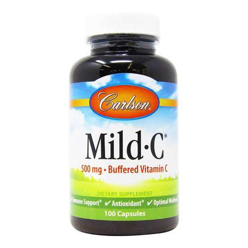 Carlson Labs, Mild C 500 mg - 100 Cápsulas