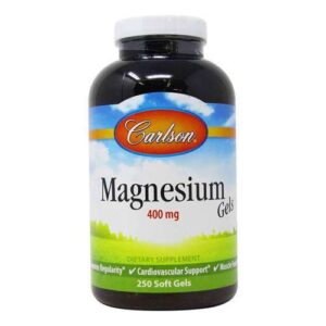 Carlson Labs, Magnésio Líquido - 400 mg - 250 Cápsulas em Gel