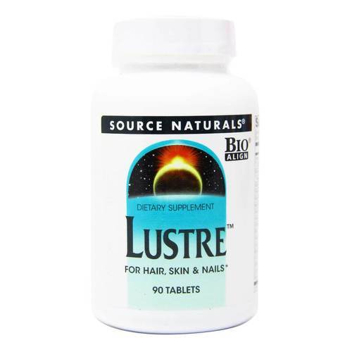 Source Naturals, Lustre™ Fórmula para Cabelo Unhas Pele - 90 Tabletes
