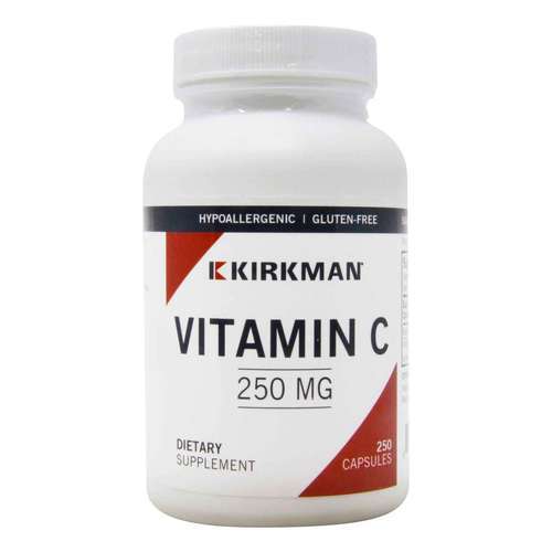 Kirkman Labs, Vitamina C - 250 mg - 250 Cápsulas Vegetarianas