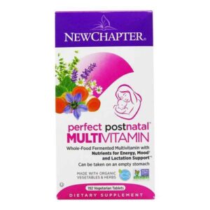 New Chapter Perfect Postnatal MultiVitamina - 192 Tabletes