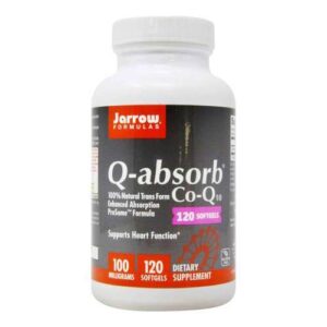 Jarrow Formulas, Q-absorb Co-Q10 - 100 mg - 120 Cápsulas em Gel