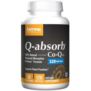 Jarrow Formulas, Q-absorb Co-Q10 - 30 mg - 120 Cápsulas em Gel