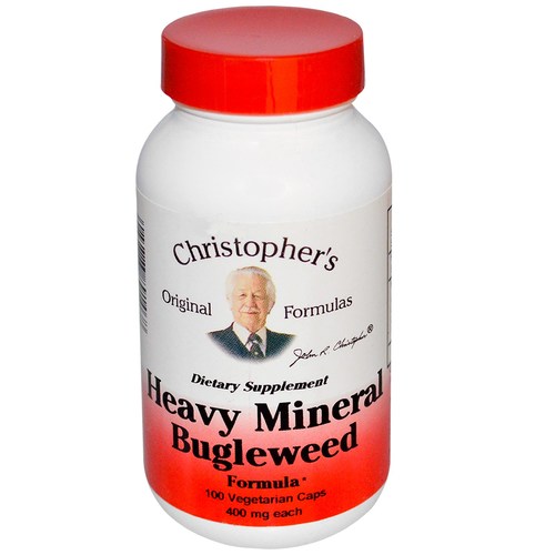 Dr. Christophers, Bugleweed - Mineral Pesado - 100 Cápsulas