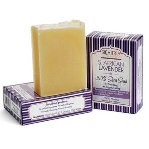 Comprar shea terra orgânicos shea soap, s. Lavanda africana - 4 oz preço no brasil banho banho & beleza sabonete sabonetes suplemento importado loja 65 online promoção -