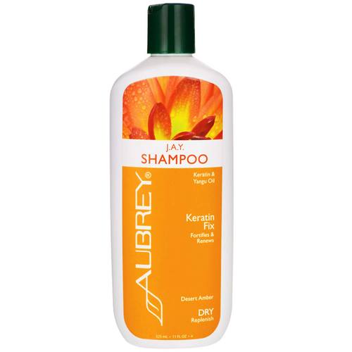 Aubrey Orgânicos Xampu, Seco - J.A.Y. Keratin - 16 oz