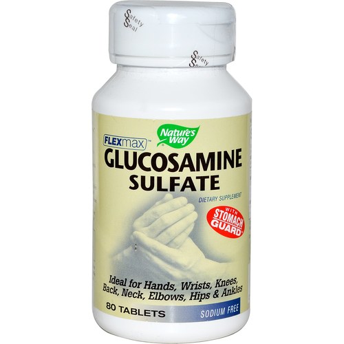 Nature's Way FlexMax Sulfato de Glucosamina - 80 Tabletes