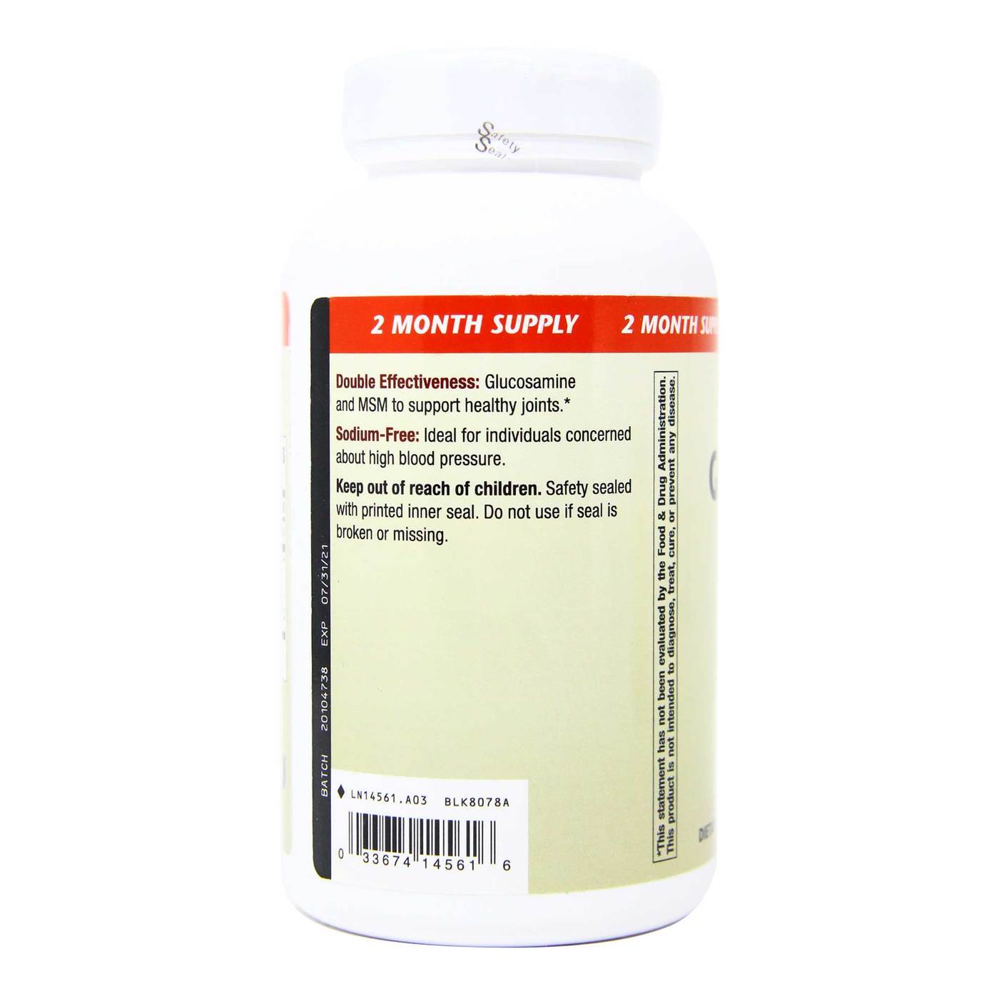 Nature's Way, Flexmax™ Glucosamina com MSM - 240 Tabletes - Imagem 2