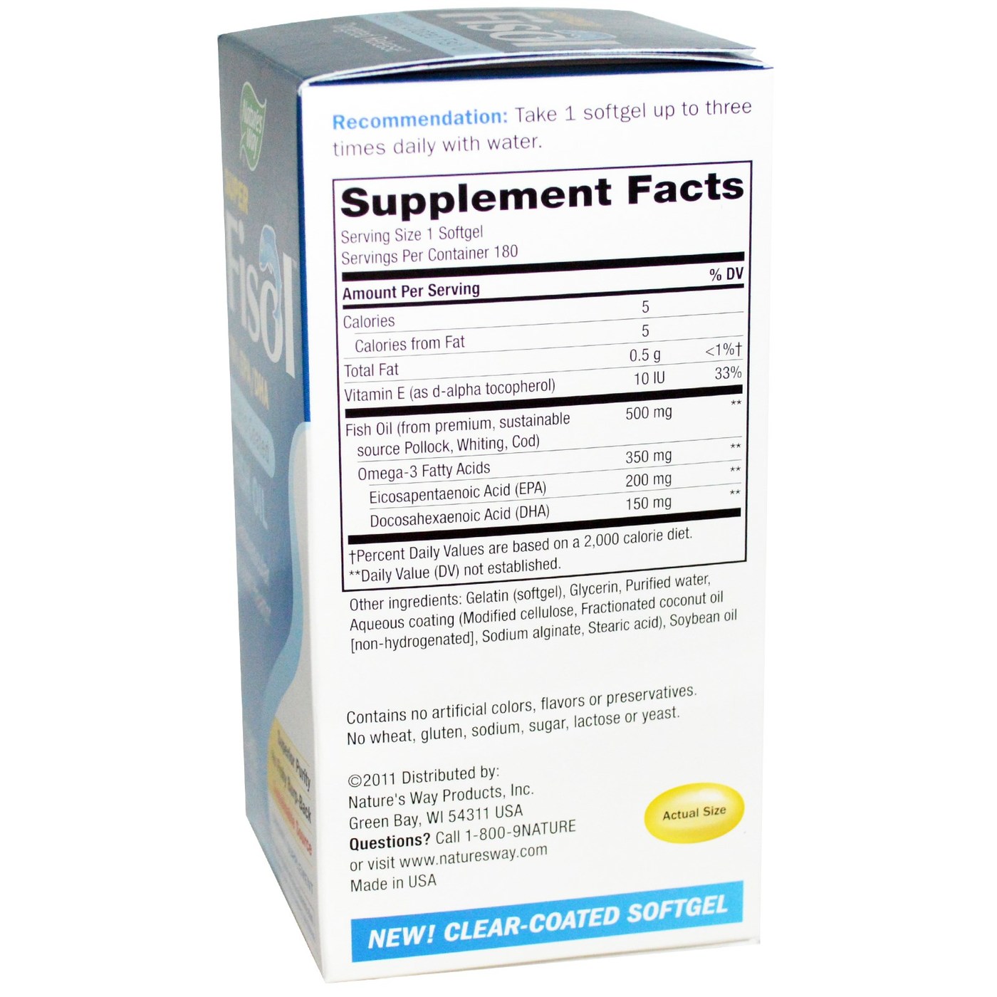 Nature's Way Super Fisol - 180 Cápsulas em Gel - Imagem 2