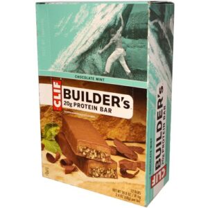 Comprar clif bar, barras de proteína builder's®, sabor chocolate mentolado - 12 barras preço no brasil barras barras de proteína suplementos de musculação suplemento importado loja 1 online promoção -