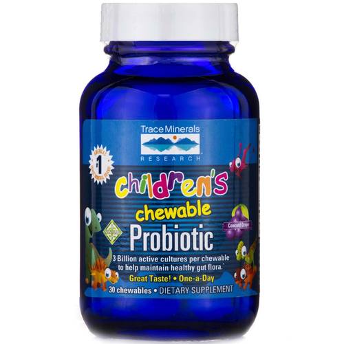 Trace Minerals Research Children's Chewable Probiotic - 30 Chewables