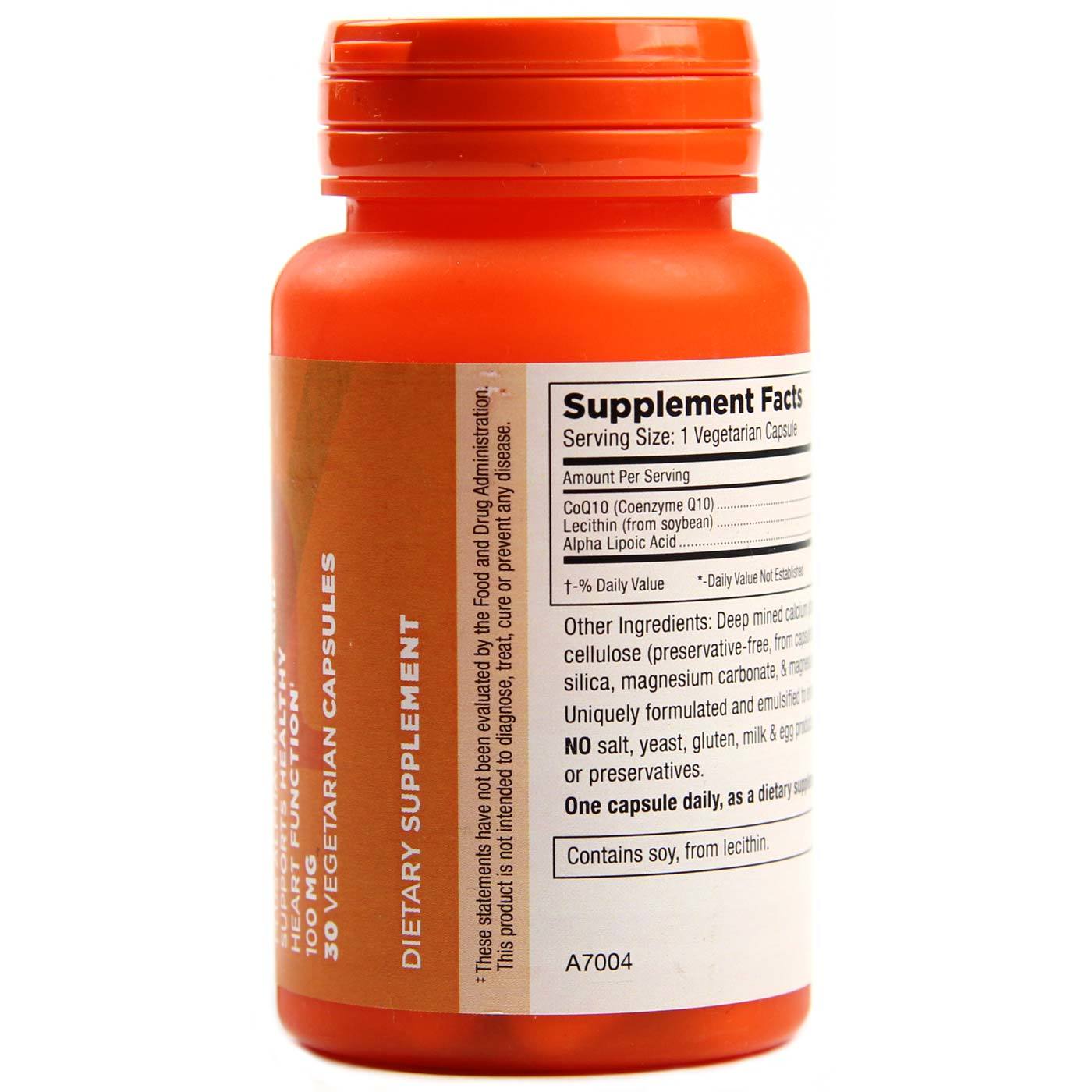 Mt Angel Vitamins CoQ10 - 100 mg - 30 Cápsulas - Imagem 2
