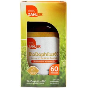 Comprar zahler, biodophilus60™ fórmula probiótica avançada - 30 cápsulas preço no brasil digestão probióticos tópicos de saúde suplemento importado loja 81 online promoção -
