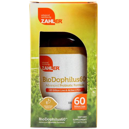 Zahler, BioDophilus60™ Fórmula Probiótica Avançada - 30 Cápsulas