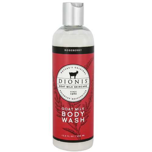 Dionis Goat Milk Skincare Classic Floral Sabonete Liquido Body, Roseberry - 12 oz