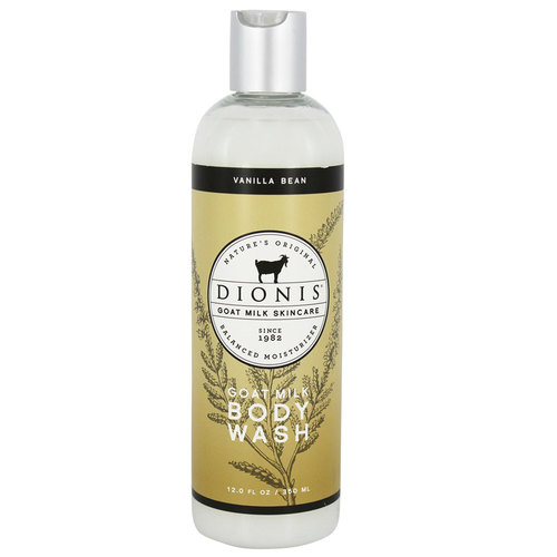 Dionis Goat Milk Skincare Fruit and Spice Sabonete Liquido Body, Fava de baunilha - 12 oz