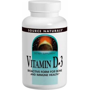Source Naturals, Vitamina D 1000 UI - 200 Tabletes