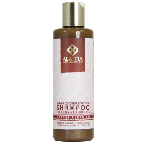Alaffia Xampu, Encaracolado - Shea & Coconut Enriching - 8 oz