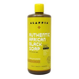Comprar alaffia, sabonete preto autêntico - amêndoa de baunilha - 32 oz (950ml) preço no brasil banho banho & beleza creme de barbear suplemento importado loja 261 online promoção -