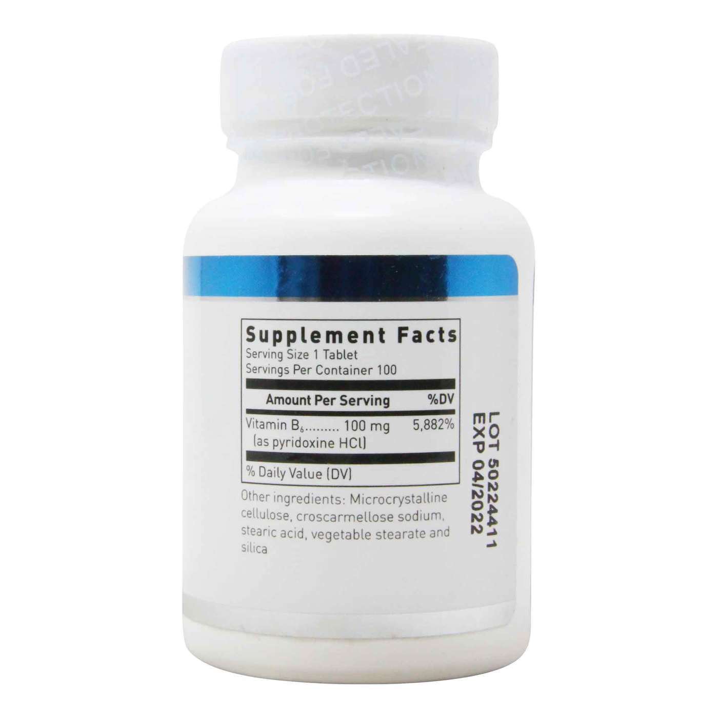 Douglas Labs B-6 100 mg - 100 Tabletes - Imagem 2