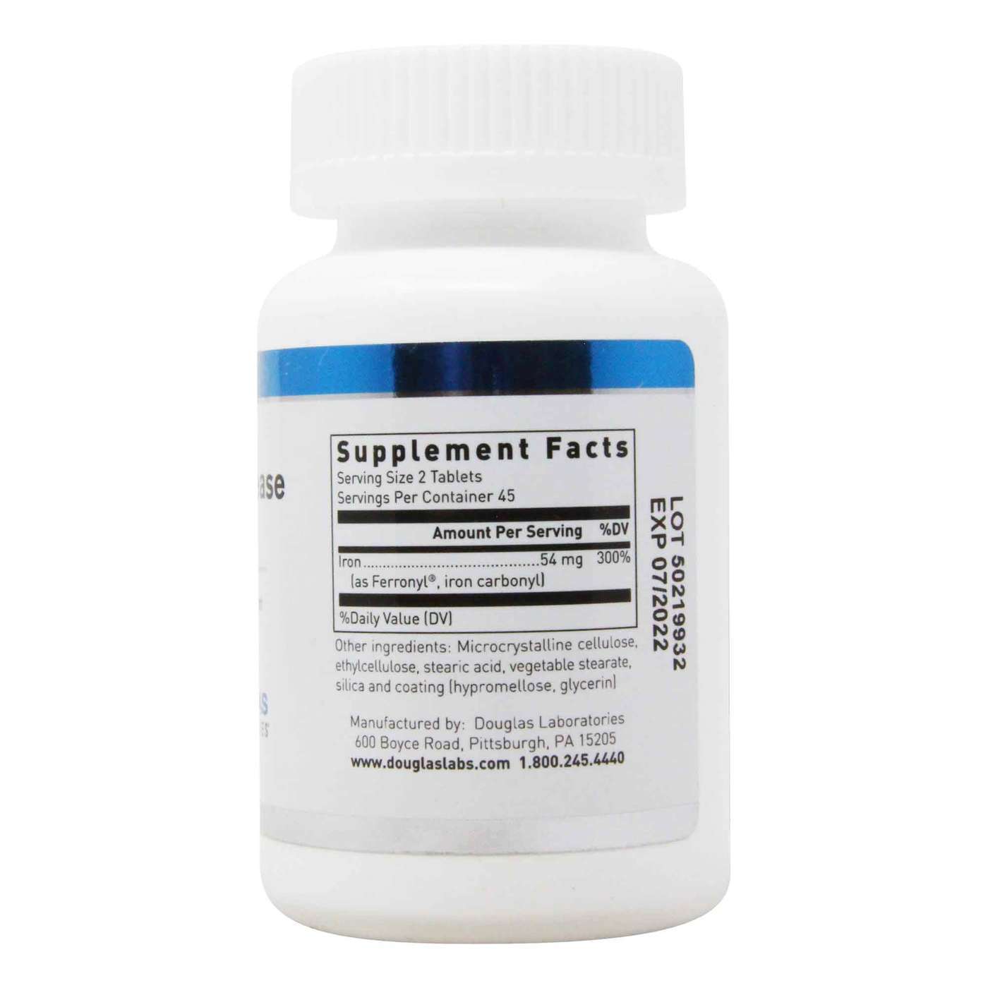 Douglas Labs Timed Release Iron - 27 mg - 90 Tabletes - Imagem 2