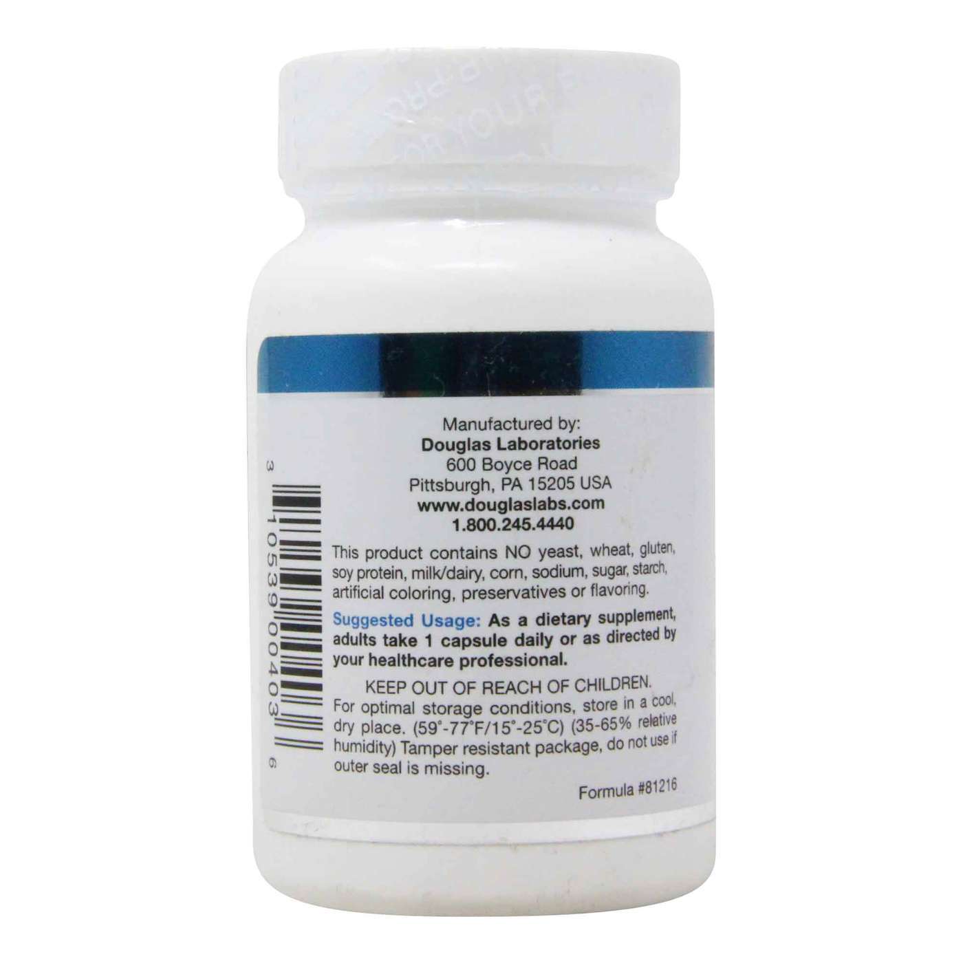 Douglas Labs Molybdenum - 500 mcg - 60 Cápsulas - Imagem 3