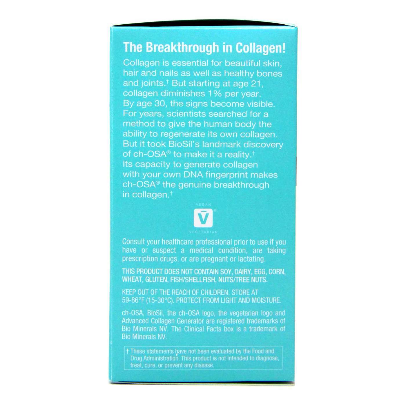 BioSil Natural Factors - 120 Cápulas Vegatarianas - Imagem 2