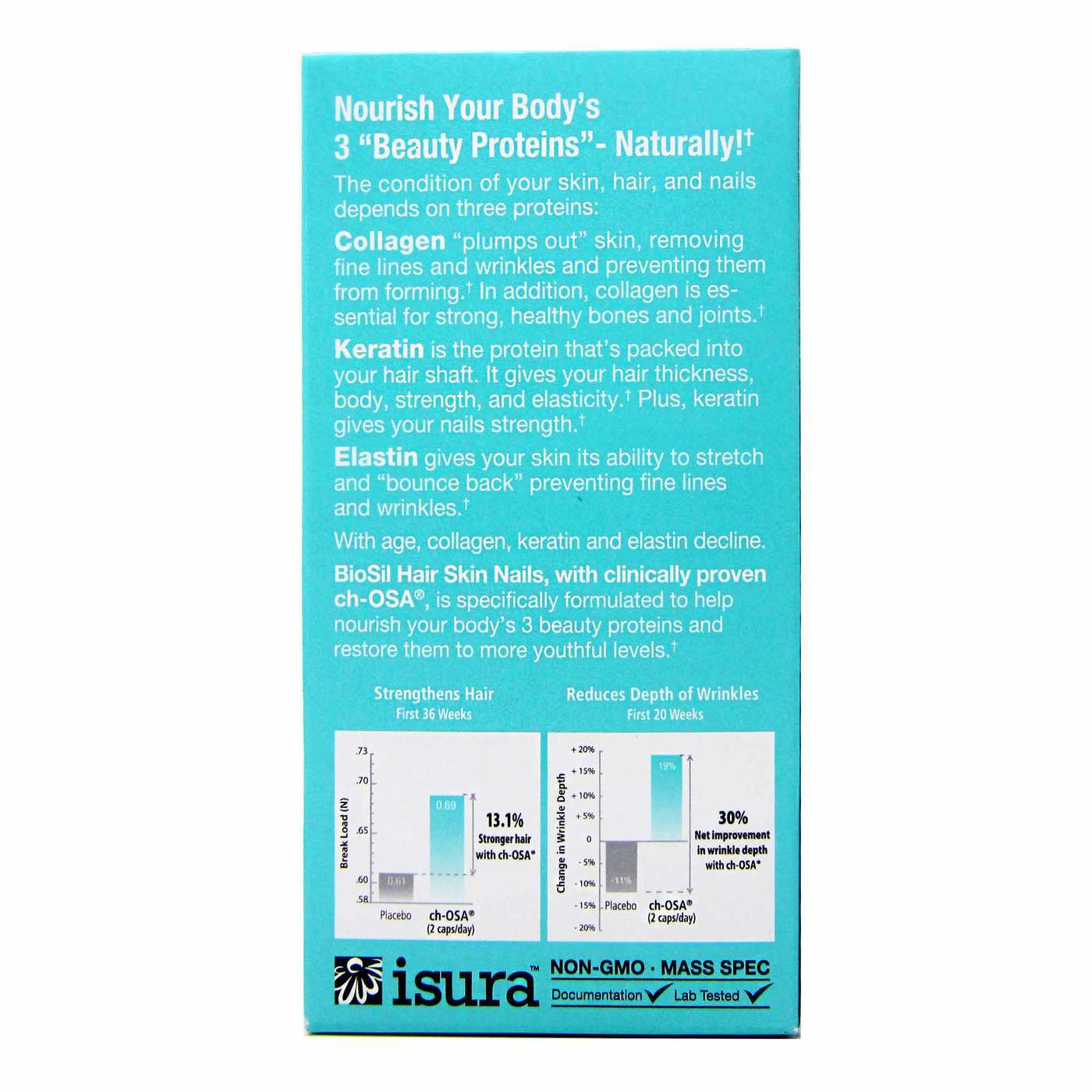 BioSil Natural Factors - 120 Cápulas Vegatarianas - Imagem 3