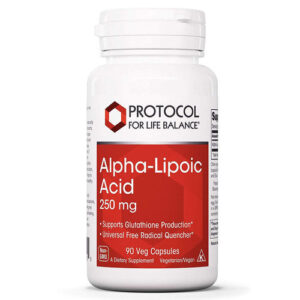 Protocol for Life Balance, Ácido Alfa Lipóico 250 mg - 90 Cápsulas Vegetarianas