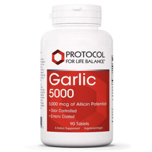 Protocol for Life Balance, Alho 5000 - 500 mg - 90 Tabletes
