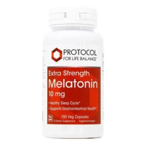 Protocol for Life Balance Melatonina Extra Força - 10 mg - Cápsulas 100 Veg