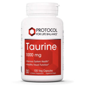 Protocol for Life Balance Taurina - 1000 mg - 100 Cápsulas Vegetarianas